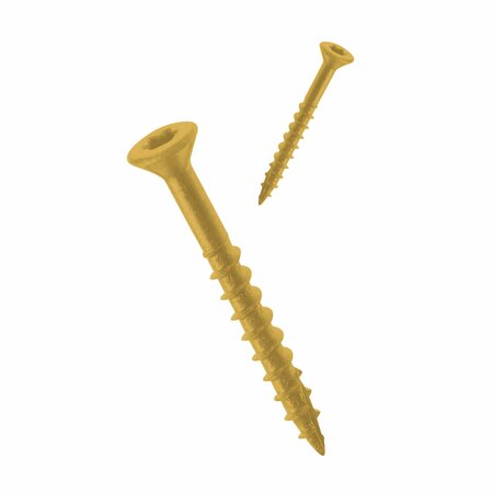 Nuvo Iron #8 screw, 2 in., Torx head, includes T20 Drill bit Tan, 4000PK 82TNP